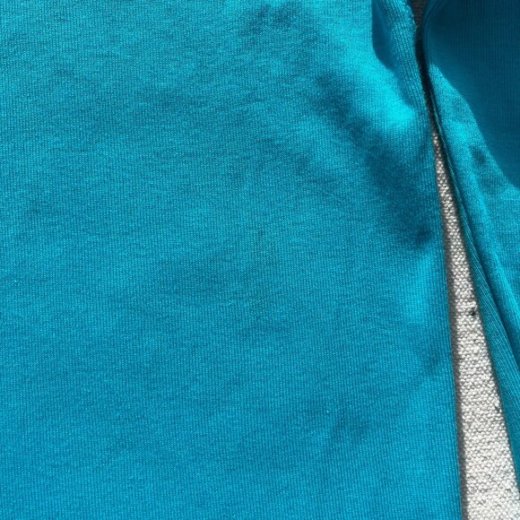 Primary Organic Long-Sleeve PJ Top and Pants, "Peacock" color, Size 4-5, VGUC - Picture 4 of 14